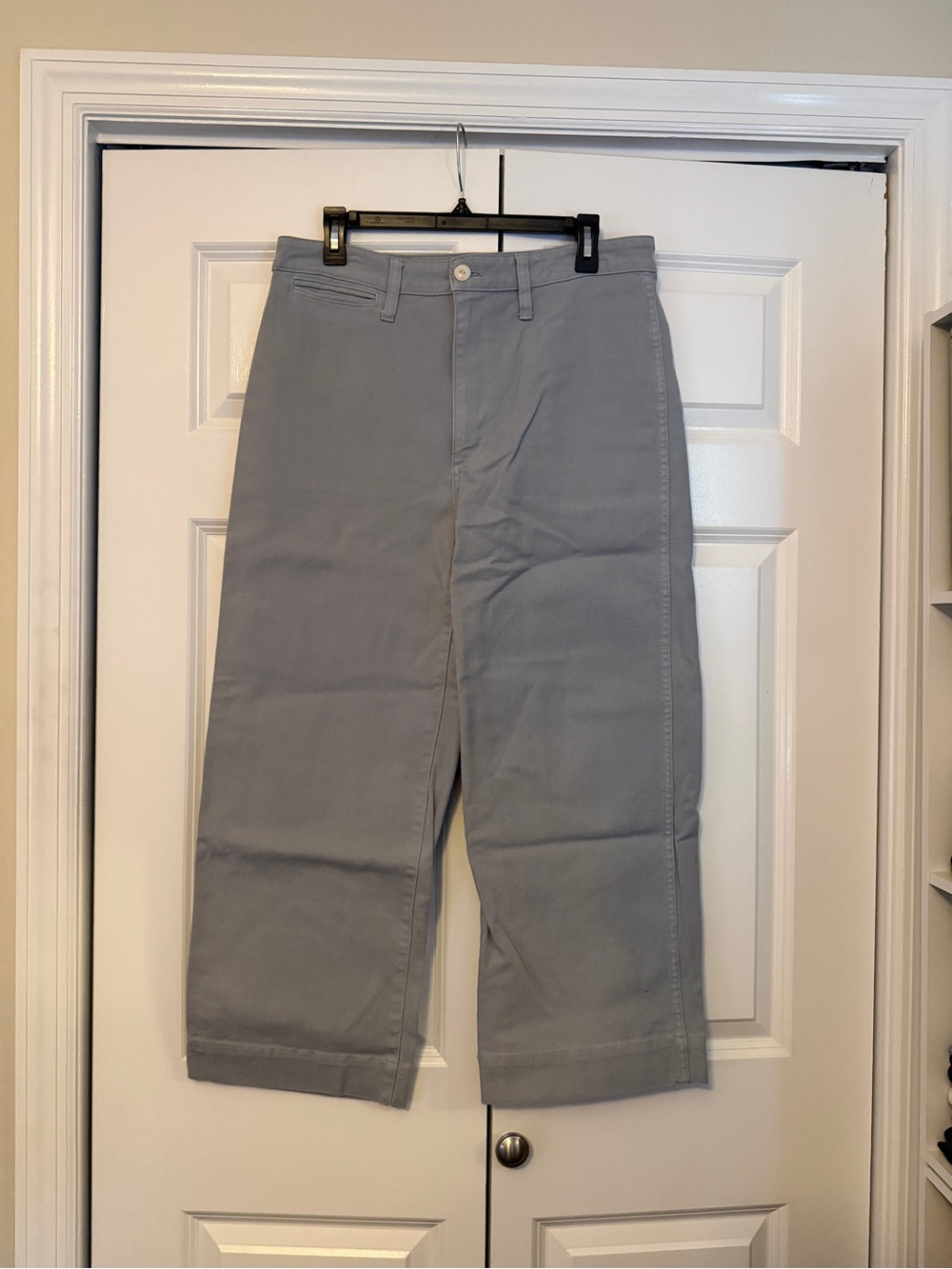 Madewell Gray/Blue Wide Leg Jeans